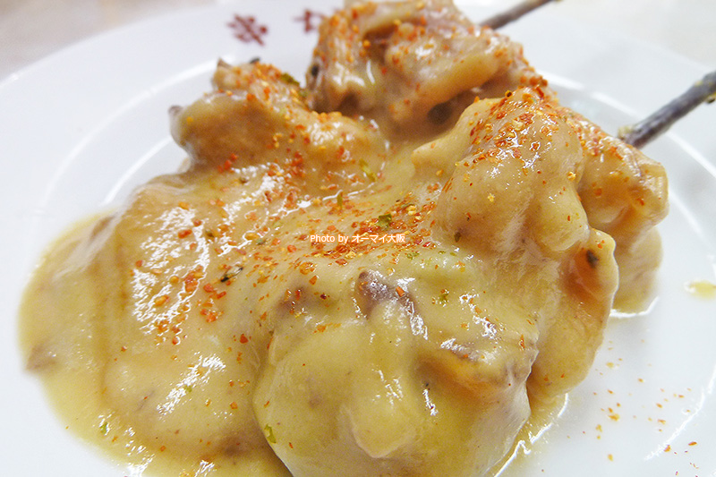 串カツ「てんぐ」のどて焼きは甘くて食べやすいどて焼きです。