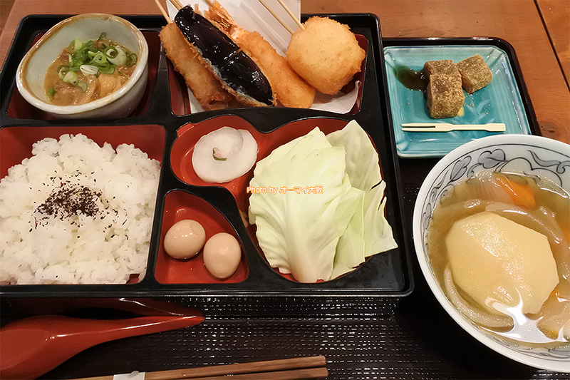 串揚げ「ぎふや本家」は平日のランチがお得です。