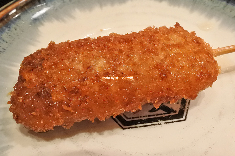 黒豚バラの串カツは「ぎふや本家」の人気メニューです。