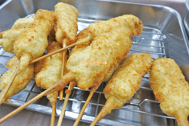 八重勝（やえかつ）牛肉の串カツをまとめて注文