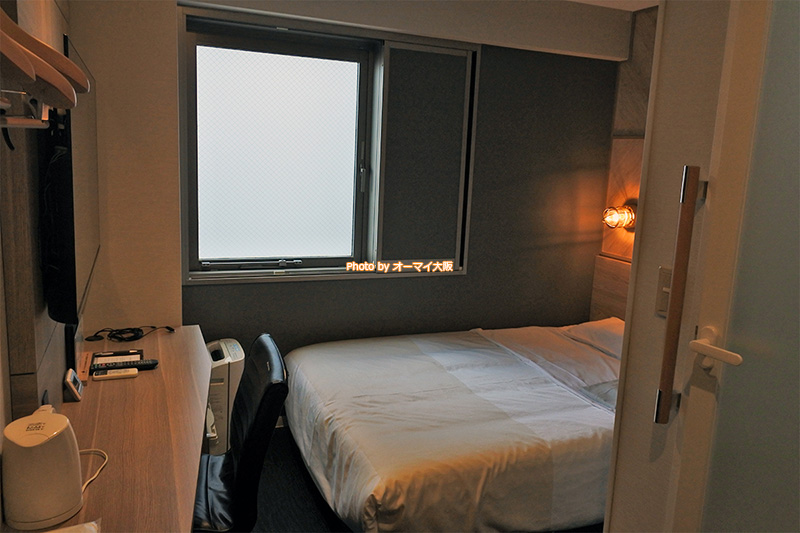 シンプルで使いやすい「スーパーホテル梅田肥後橋」のスタンダードシングルです。