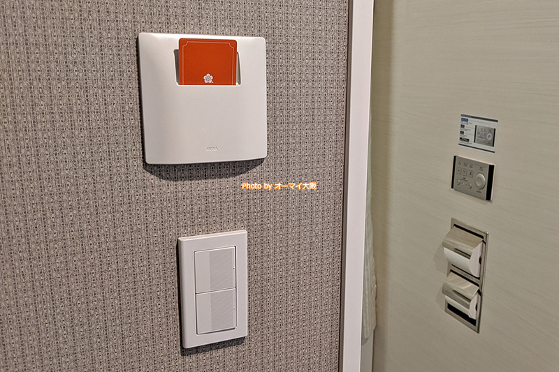 ルームキーはカードタイプです。