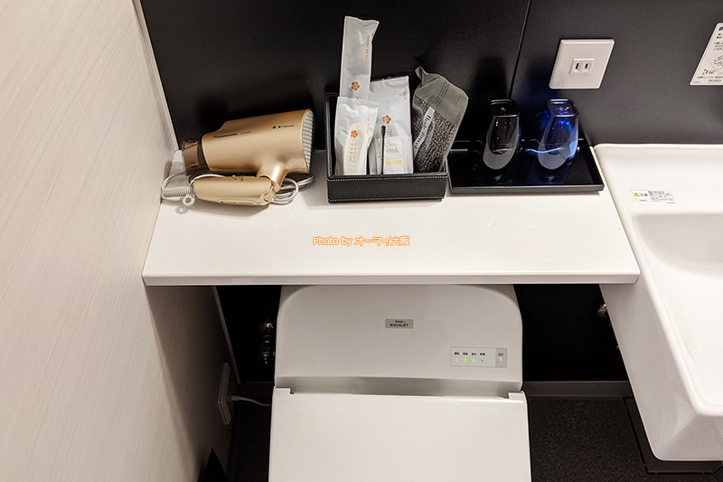 アメニティの質が高く、使いやすいところが「プレミアホテルキャビン大阪」の特徴です。