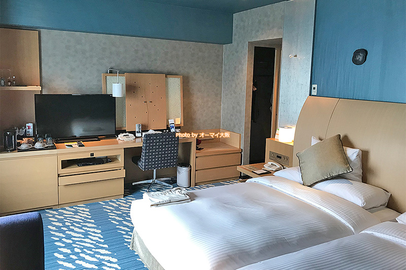 どのタイプの客室も広くて使いやすいところは「リーガロイヤルホテル大阪」の特筆すべき特徴です。