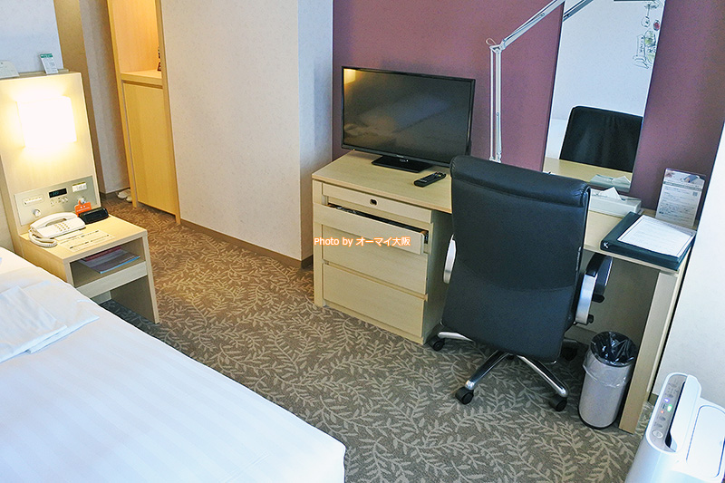 リーズナブルに宿泊できるウエストウイングのシングルルームです。