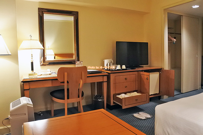 スーペリアフロアのダブルルームは客室アメニティも充実しています。