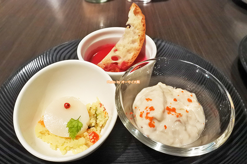 老若男女が楽しめる前菜をラインナップしているレストラン「リモネ」の夕食ビュッフェです。