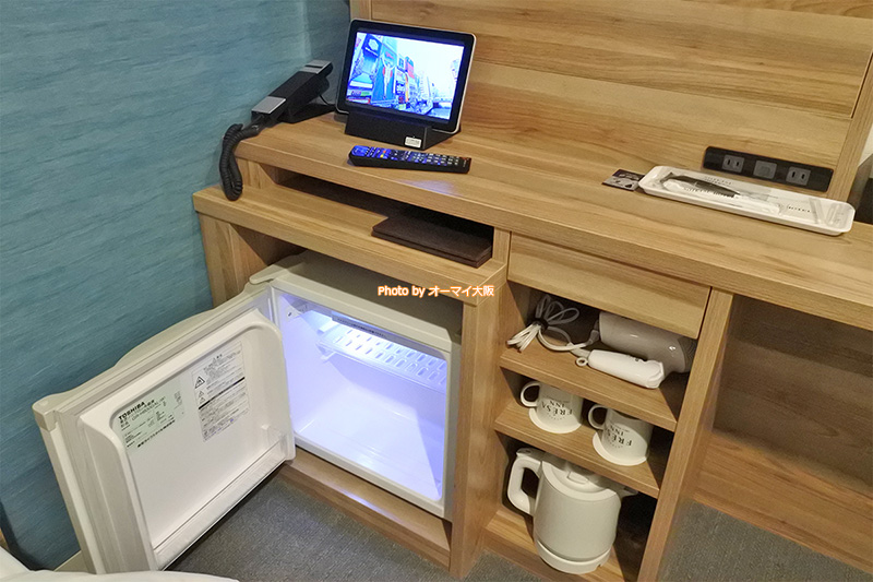 冷蔵や電気ポットをはじめ、備品も申し分なかったです。