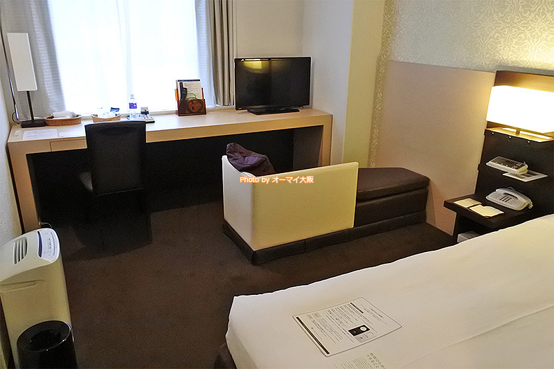 客室が広く、ゆったりと使えるところが「デラックスシングル」のメリットです。