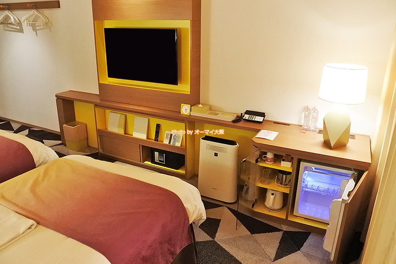 1泊2500円で「ホテルユニバーサルポートヴィータ」の「ヴィータスタンダードツイン」に宿泊できて超ラッキーでした。