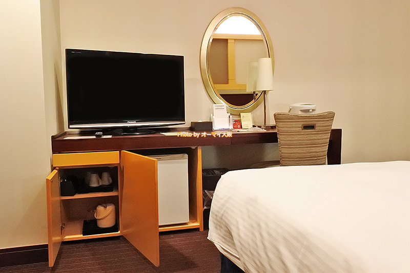 客室タイプ「スタンダードツインルーム」はくつろぐための設備が充実しています。