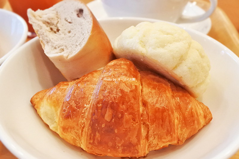 パンは数種類ありました。