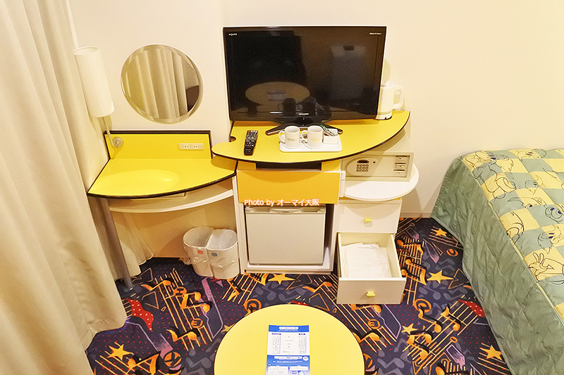 USJで思いきり遊びたい観光客におすすめの「ホテル近鉄ユニバーサルシティ」の「カジュアルダブル」です。