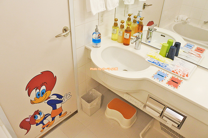 風呂アメニティと洗面アメニティの充実度は「ホテル近鉄ユニバーサルシティ」の魅力です。