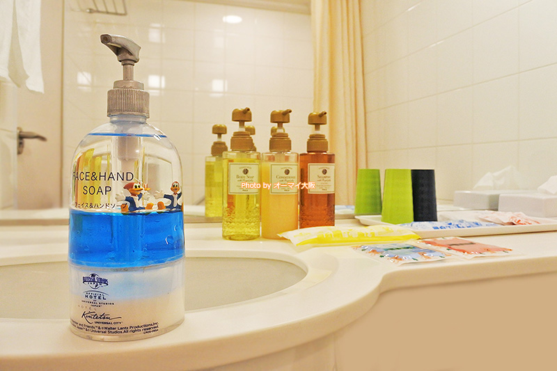 スノードームのようなフェイス&ハンドソープはウッディーウッドペッカーとコラボしたスペシャルボトルです。