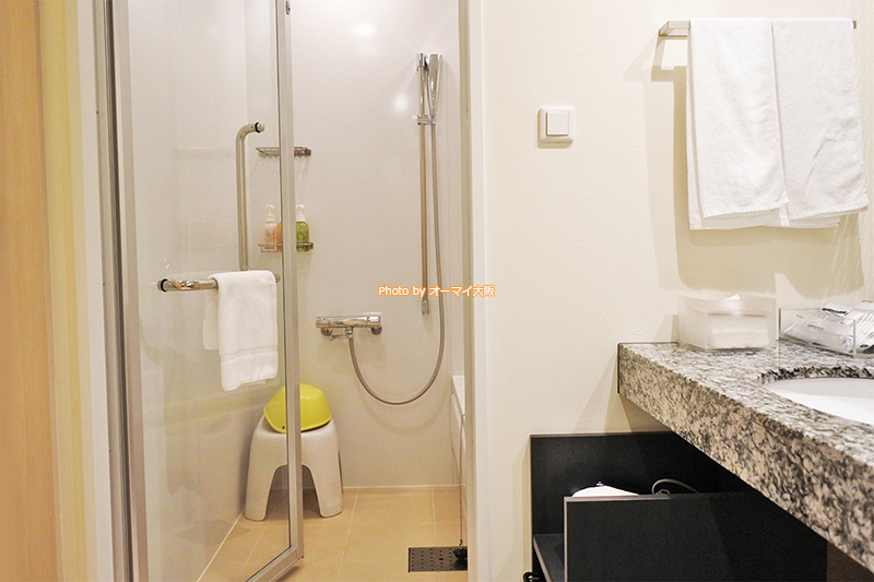 大人気の「パークフロントホテル」は風呂とトイレが別々のセパレートタイプです。