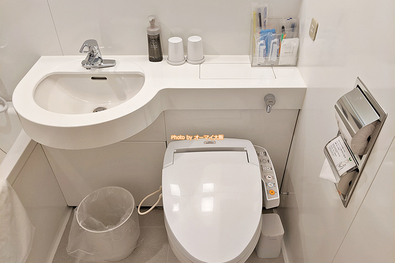 風呂のアメニティはUSJのオフィシャルホテル感があまりなく、シンプルなアメニティで統一されています。