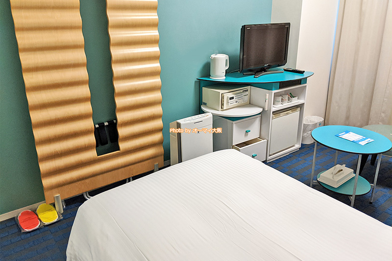 カジュアルツインルームは広くて快適です。