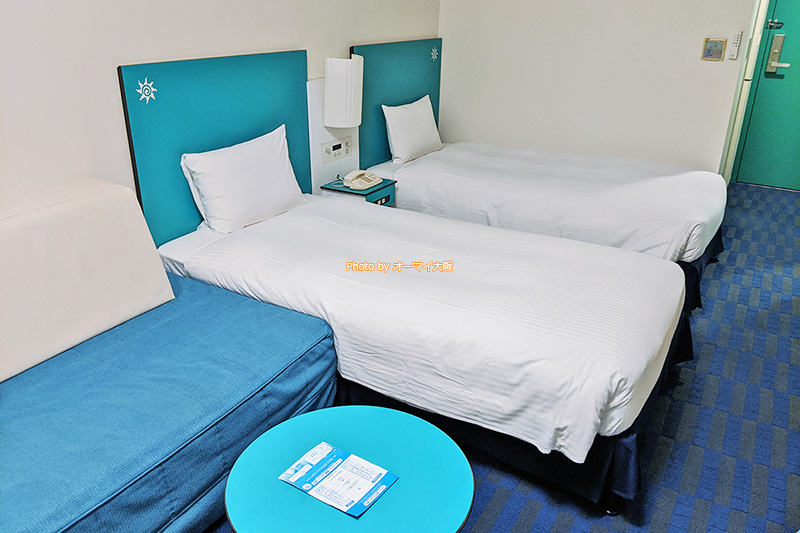 家族連れや友人と一緒にUSJを楽しむなら、安く宿泊できる「カジュアルツイン」で決まりです。