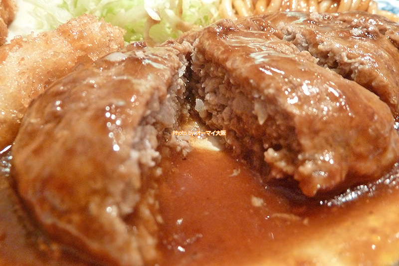 人気の洋食店「重亭」のジューシーなハンバーグが大好きです。