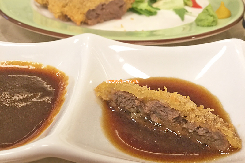 ステーキ「勘之助本舗（かんのすけほんぽ）」のこだわりが詰まった2種類のビフカツソースです。