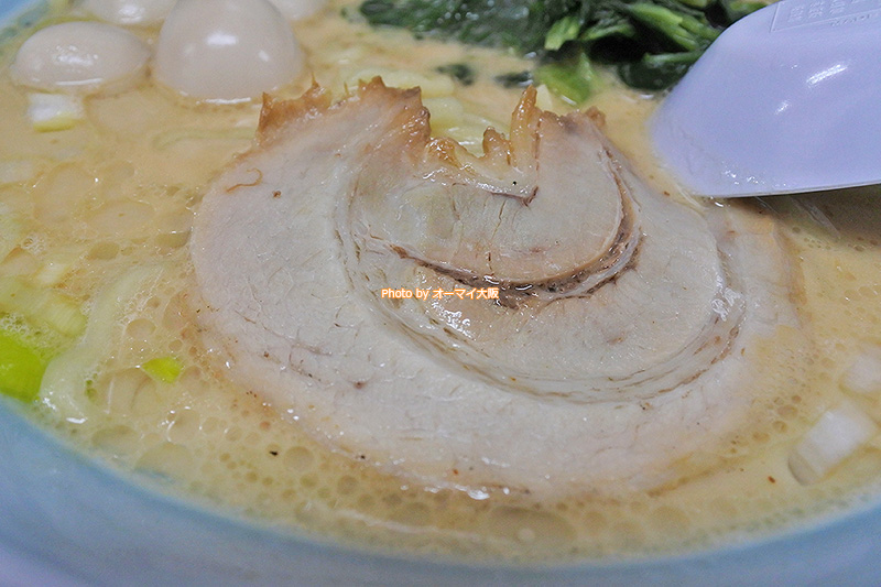 家系ラーメン「魂心家」のチャーシューです。