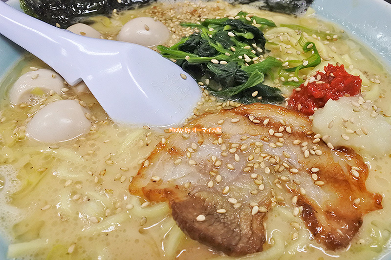 サービスデイ「魂心家の日」でも手抜きのないラーメンを味わいました。