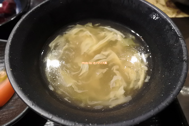 ランチメニューにスープが付いていると、口直しにありがたいです。