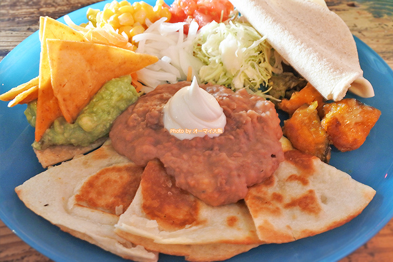 メキシコ料理店「エルパンチョ」の魅力は野菜がたっぷりと食べられることです。