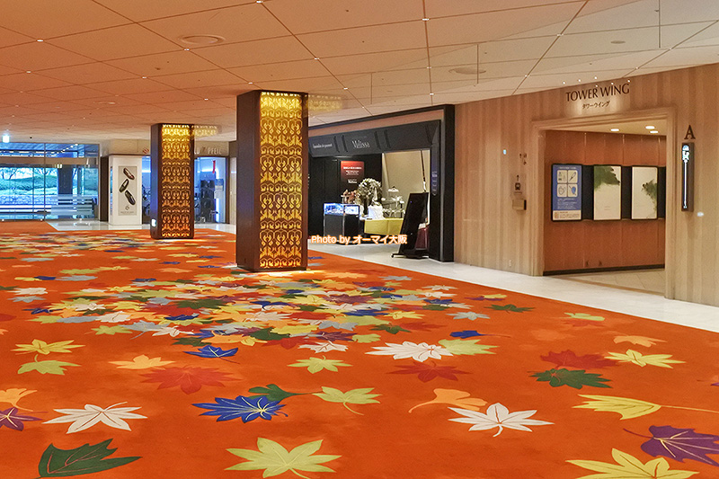 大阪市北区中之島「リーガロイヤルホテル大阪」の1階にあるグルメブティック「メリッサ」の外観です。