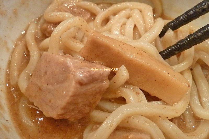 つけ麺「三田製麺所」のスープ（つけ汁）の具材はシンプル。シンプルなおいしさを徹底的に追求した、つけ麺です。
