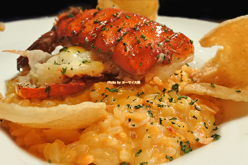 エビがたっぷり入ったリゾットはうま味が凝縮されているリゾットです。